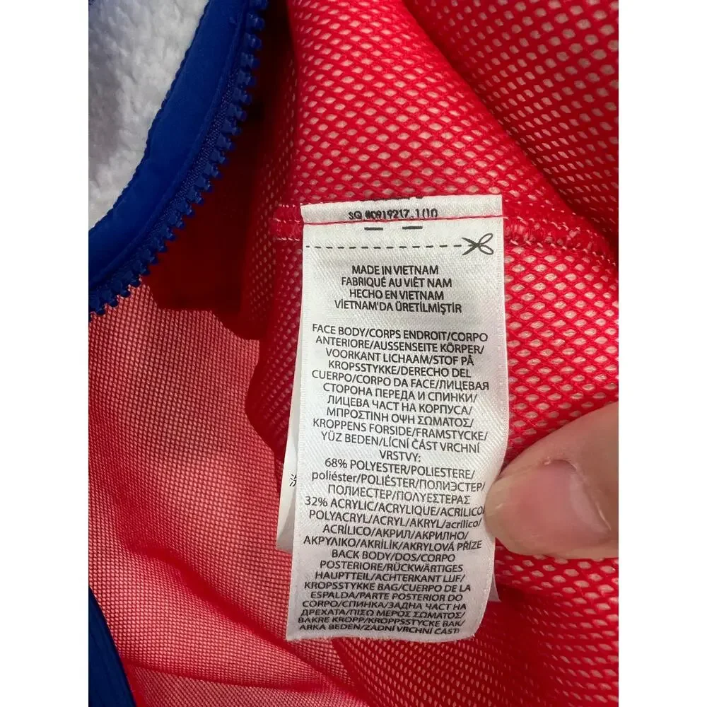 Polo Sport Ralph Lauren fleece red rocks jacket full zip size XL